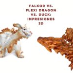 Comparación de flexibilidad y funcionalidad: impresiones 3D de Falkor, Flexi, Dragon y Duck