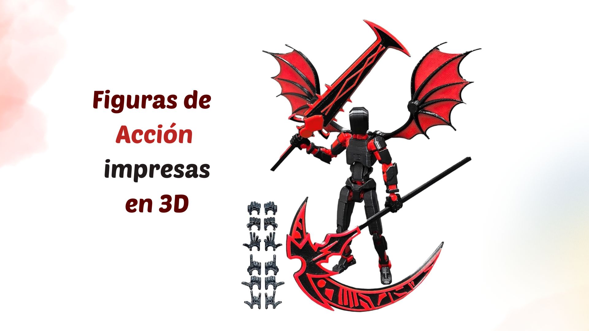 Cómo las figuras de acción impresas en 3D