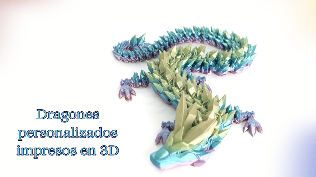 Archivos STL de dragones de cristal vs. adorables dragones impresos en 3D