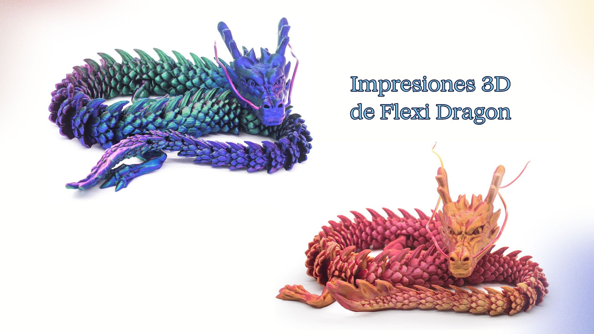 El futuro de la impresión de juguetes: Las impresiones 3D de Flexi Dragon superarán la producción