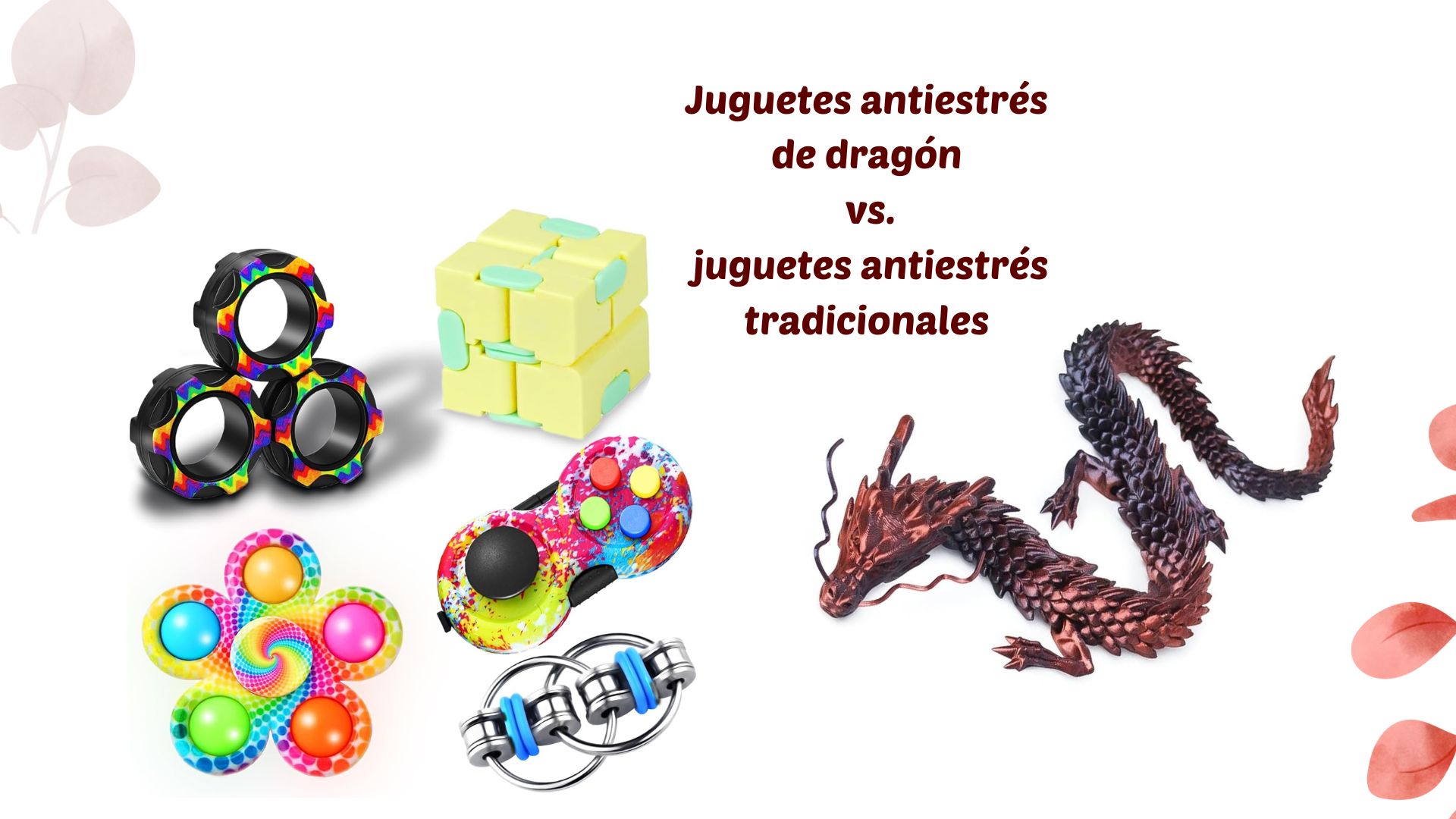 Juguetes antiestrés Dragon vs. juguetes antiestrés tradicionales en aplicaciones comerciales
