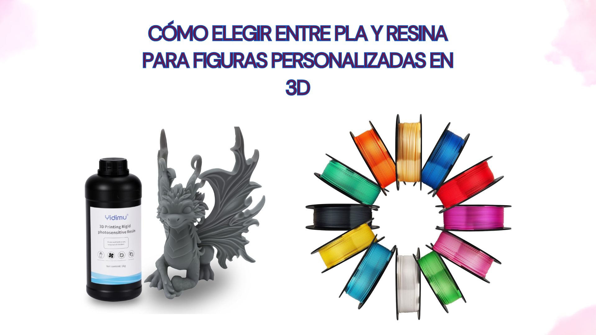 Cómo elegir entre PLA y resina para figuras personalizadas en 3D