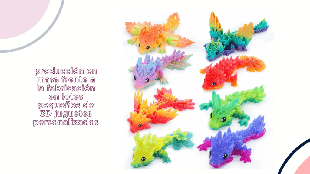 Ventajas y desventajas de la producción en masa frente a la fabricación en lotes pequeños de 3D juguetes personalizados