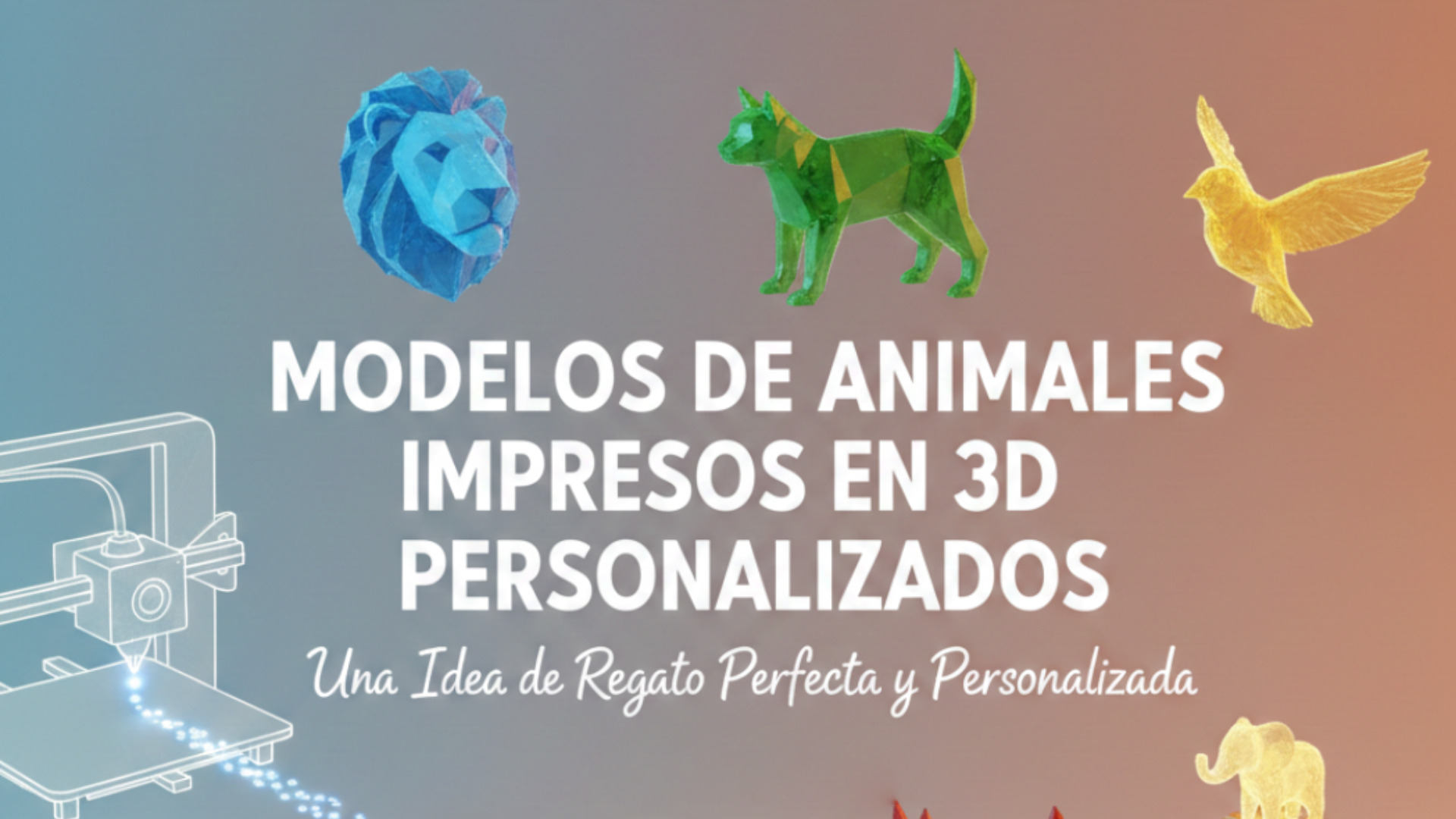 animal impreso en 3d